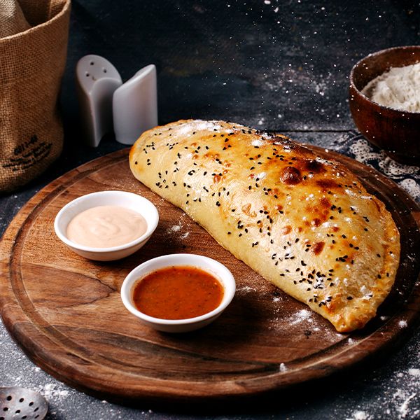 Cheesy Calzones Served at Lovea Fast Food Takeaway in Darlington